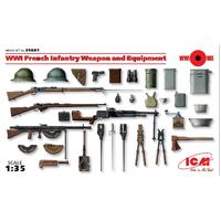 Icm 1/35 Wwi French Infantry Weapon And Equipment Plastic Model Kit