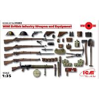 Icm 1/35 Wwi British Infantry Weapon And Equipment Plastic Model Kit
