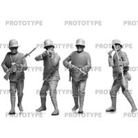 Icm 1/35 Wwi German Infantry In ?Rmor Plastic Model Kit