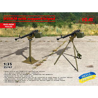 Icm 1/35 Dshkm With Support/Tripod Plastic Model Kit