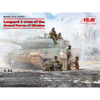 Icm 1/35 Leopard Crew Of The Armed Forces Of Ukraine Plastic Model Kit