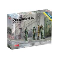 Icm 1/35 Chernobyl#6. Feat Of Divers (3 Figures) Plastic Model Kit