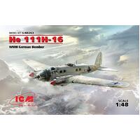 Icm 1/48 He 111H-16 Wwii German Bomber Plastic Model Kit