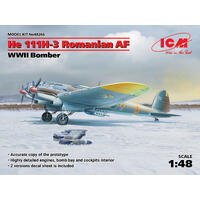 Icm 1/48 He 111H-3 Romanian Af Wwii Bomber Plastic Model Kit