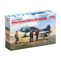 Icm 1/48 Bristol Beaufort Mk.Ia With Raf Pilots Plastic Model Kit
