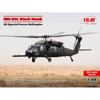 Icm 1/48 Mh-60L Black Hawk Us Special Forces Helicopter Plastic Model Kit