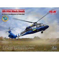 Icm 1/48 Uh-60A Black Hawk Defence Intelligence Of Ukraine Plastic Model Kit