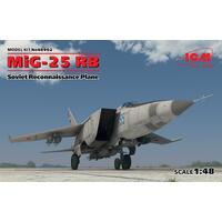 Icm 1/48 Mig-25 Rb Soviet Reconnaissance Plane Plastic Model Kit