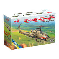 Icm 1/35 Ah-1G Cobra (Late Production) Us Attack Helicopter Plastic Model Kit