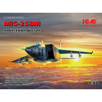 Icm 1/72 Mig-25 Bm Soviet Strike Aircraft Plastic Model Kit
