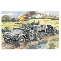 Icm 1/72 Krupp L2H143 Kfz.69 With Pak 36 German Artillery Tractor Plastic Model Kit