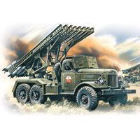 Icm 1/72 Bm-13-16 katiusha Mult. Launch Rocket System On Zil-157 Base Plastic Model Kit