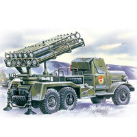 Icm 1/72 Bm-24-12 Multiple Launch Rocket System On Zil-157 Base Plastic Model Kit
