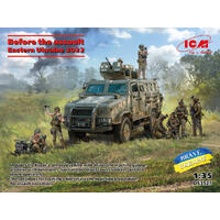 Icm 1/35 Before The Assault. Eastern Ukraine 2022 Plastic Model Kit Diorama Set