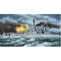 Icm 1/350 'Kronprinz' Wwi German Battleship Plastic Model Kit