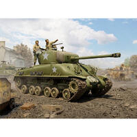 I Love Kit 1/16 M4A1E8 Medium Tank Plastic Model Kit