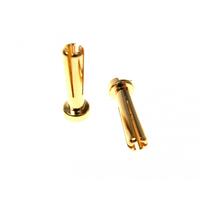 INTELLECT 5MM BULLET BATTERY CONNECTOR 2PCS - INTLHC3-5MM