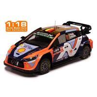 IXO Models 1/18 Hyundai i20 N Rally1 Hybrid #11 T.Neuville - M.Wydaeghe Safari Rally Kenya 2024