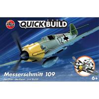 Airfix Plastic Model Kit Quickbuild Messerschmitt 109 - 56-J6001