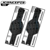 Jconcepts - Rc10 - Precut Chassis Protective Sheet, Black - 2Pc. (Fits  All Rc10 Tub Chassis Models)