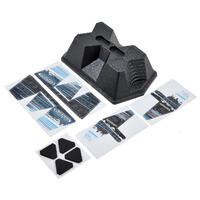 JCONCEPTS - AERO CAR STAND - MATTE BLACK W/ PADS AND DECAL