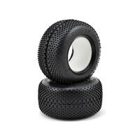 DOUBLE DEES - GREEN COMPOUND - (FITS 3359 1.7" HAZARD REAR WHEEL) - RC10 CLASSIC TIRES