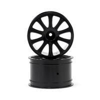 Rulux - 1/16Th E-Revo Wheel - 2.2" - (Black) - 2Pc.