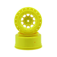 HAZARD - SC6 +3MM WIDER OFF-SET - 12MM HEX WHEEL - 2PC. - (YELLOW)