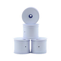 MONO - T5M - 12MM HEX F&R WHEEL - WHITE - 4PC.