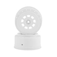 9-Shot 12Mm Hex Sc10 | Sc6.2 +3Mm Offset Wheel - White, 2Pc.