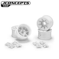 Pioneer - RC10 2.2" Rear Wheel White Fits – RC10, RC10B2, RC10B3, Rear Includes 1/4" or 3/16" axle adapters