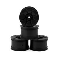 Pioneer - Rc10B7 | Rc10B7D 2.2" 2Wd | 4Wd Buggy Rear Wheel (Stealth Black) - 4Pc (Industry Standard Fit)