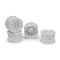 PIONEER - RC10B7 | RC10B7D 2.2" 2WD | 4WD BUGGY REAR WHEEL (WHITE) - 4PC (INDUSTRY STANDARD FIT)