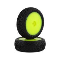 Ellipse - Green Compound - Pre-Mounted, Yellow Wheels (Fits - Losi Mini-B Front)