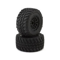 SWITCHBACK - PLATINUM COMPOUND (PRE-MOUNTED ON 3456 SHUTTLE WHEEL FOR TRAXXAS RUSTLER / RUSTLER 4X4)