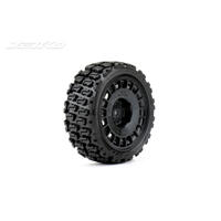 JETKO 1/10 RALLY COURAGIA TYRES (RADIAL RIM/BLACK/SUPER SOFT) (4PCS) [3202RBSSG]