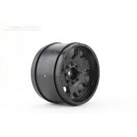 JETKO 1/5 EX XMT WHEEL (BLACK) 24MM [6107B2]