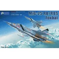 Kitty Hawk 1/48 MIG-25 RB/RBT Foxbat Plastic Model Kit