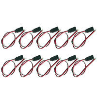 Konect Servo Leads Futaba Female Length 30Cm 22Awg (10Pcs) - Kn-130451-10F
