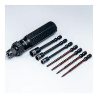 Associated Rc10 T1 Alum 1/4" Drive Handle Standard Hex Wrench Nut Driver Tool Set (7Pcs)