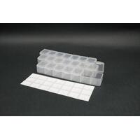7 Compartments Parts Box 165X34X25Mm (3 Sets)