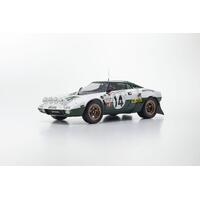 Kyosho 1/18 Lancia Stratos HF Winner 1975 Monte Carlo Nr.14 Diecast Model Car