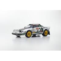 Kyosho 1/18 Lancia Stratos HF Winner 1976 Sanremo Nr.4 Diecast Model Car