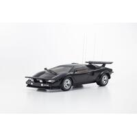 Kyosho 1/18 Lamborghini Countach Lp 400 S "The Cannonball Run" -Black- Diecast Model Car