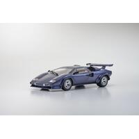 Kyosho 1/18 Lamborghini Countach Lp 5000 Quattrovalvole -Dark Blue Metallic- Diecast Model Car