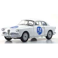 KYOSHO 1/18 ALFA ROMEO GIULIETTA SV 1960 TARGA FLORIO ( 34) DIECAST MODEL CAR