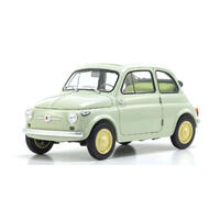 Kyosho 1/18 Fiat Nuova 500 Green Clear Diecast Model Car