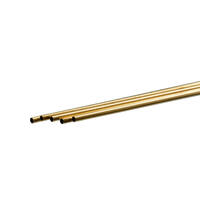 K&S BRASS TUBE 3.5 X 1000MM 0.36 WALL (PACK OF 5 TUBES)