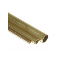 K&S BRASS TUBE 17/32 X 12" 0.014 WALL (1)