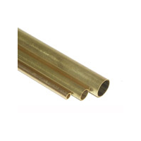 K&S BRASS TUBE 1 X 300MM 0.225 WALL (4)